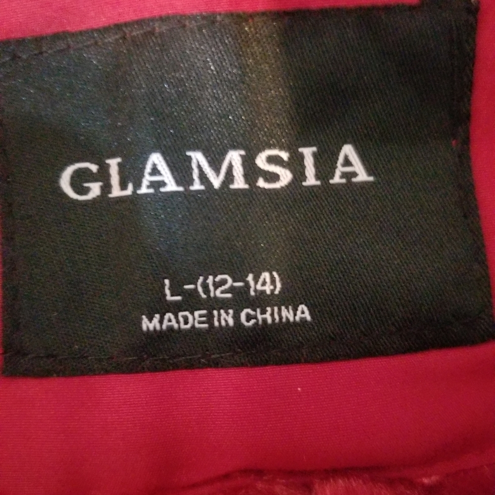 Red jackets faux fur lining girls various sizes - Picture 13 of 15